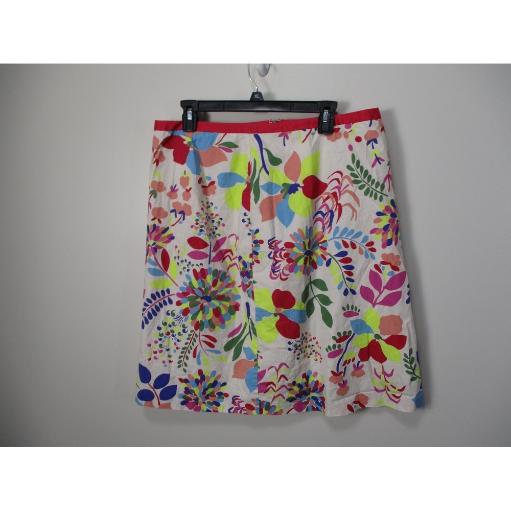 Boden Pencil Skirt Womens Size 12 Lined Floral Lined